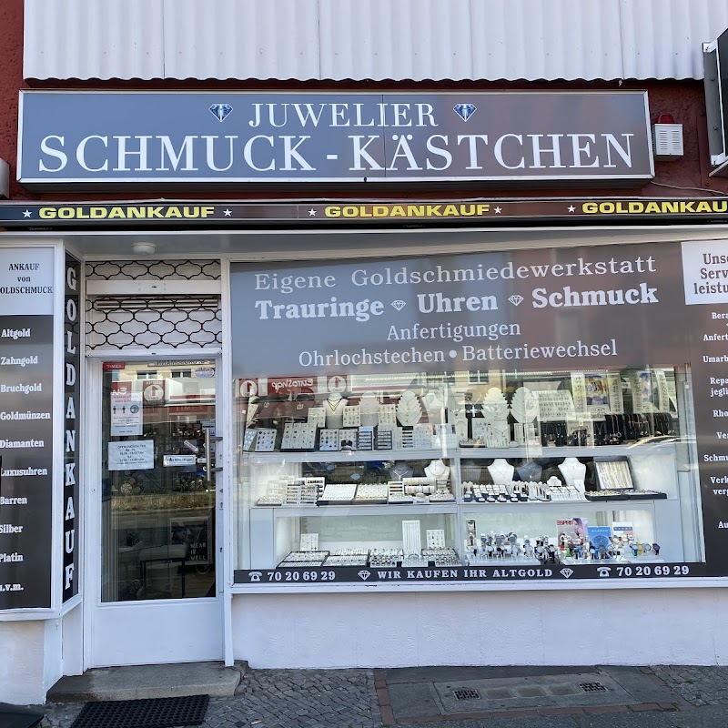 Juwelier Schmuck-Kästchen Eigene Goldschmiedewerkstatt