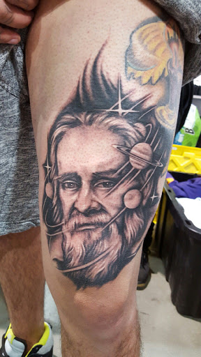 Explore rocky mountain tattoo ideas, creative tattoo ideas in Pottstown, available at Beneath The Skin Tattoo