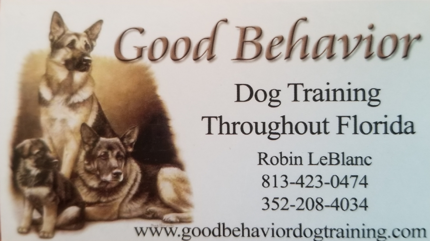 Good Behavior Dog Training