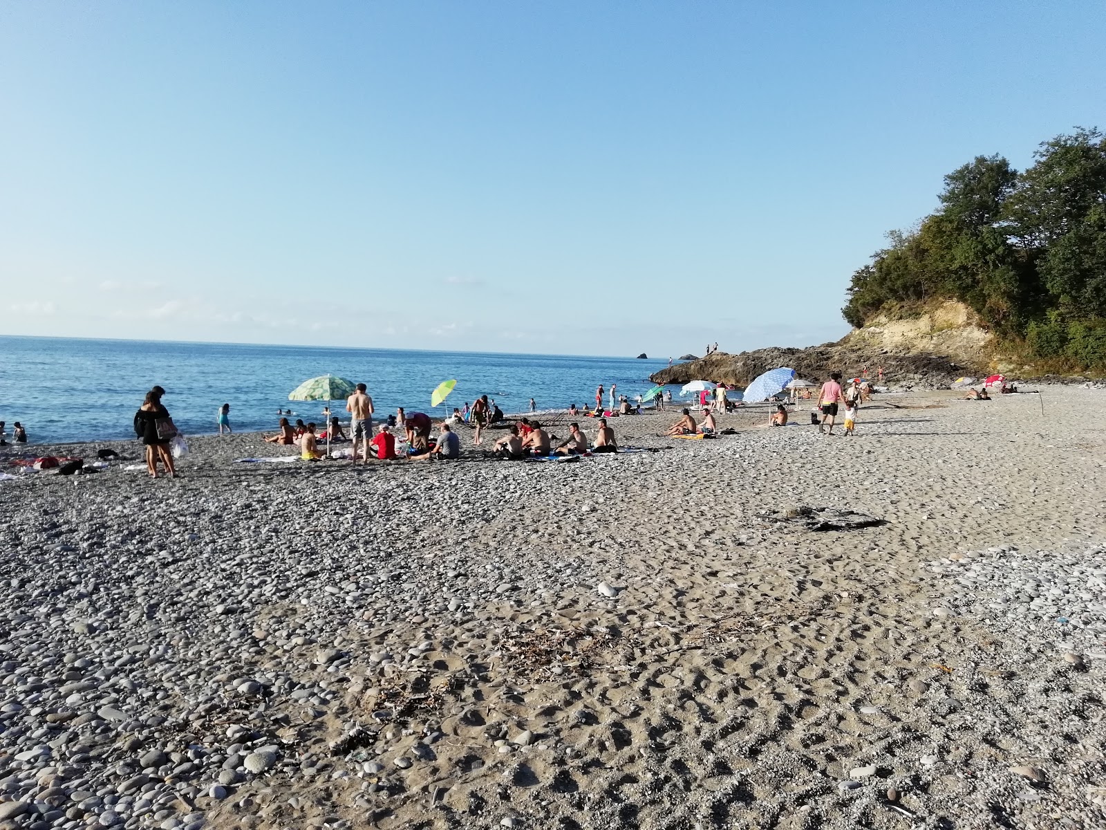 Foto di Kucukcay Beach con una superficie del sabbia con ciottolame