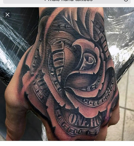 Explore horseshoe tattoo ideas, creative tattoo ideas in Fresno, available at Resistance Tattoo