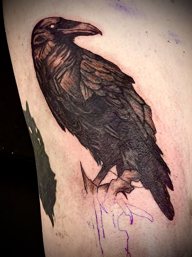 Explore lady justice tattoo ideas, creative tattoo ideas in Cocoa, available at Rorschach Tattoo Shop and Piercing Studio