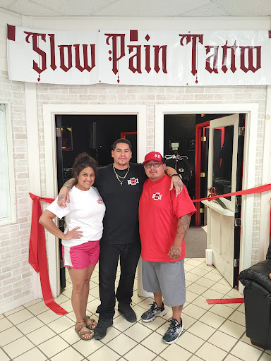 Find dog tattoo idea for your next unique tattoo in Hereford at Slow Pain Tattoo Body Art Studio