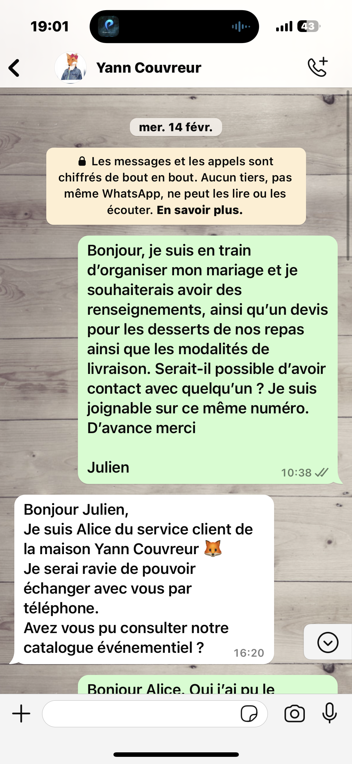 Photo n° 1 de l'avis de Julien.a fait le 12/03/2024 à 17:58