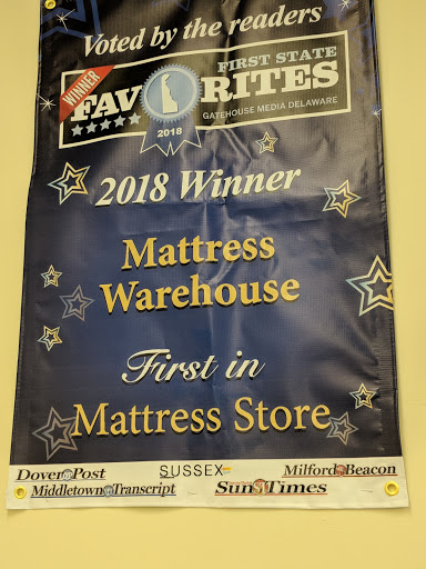 Mattress Store «Mattress Warehouse of Camden», reviews and photos, 4598 S Dupont Hwy #1, Dover, DE 19901, USA