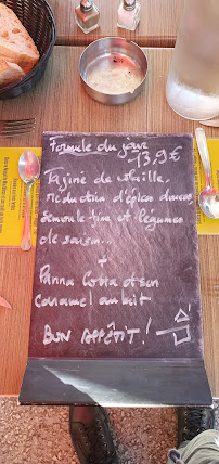 Restaurant Le Comptoir Gourmand à Tain-l'Hermitage (la carte)