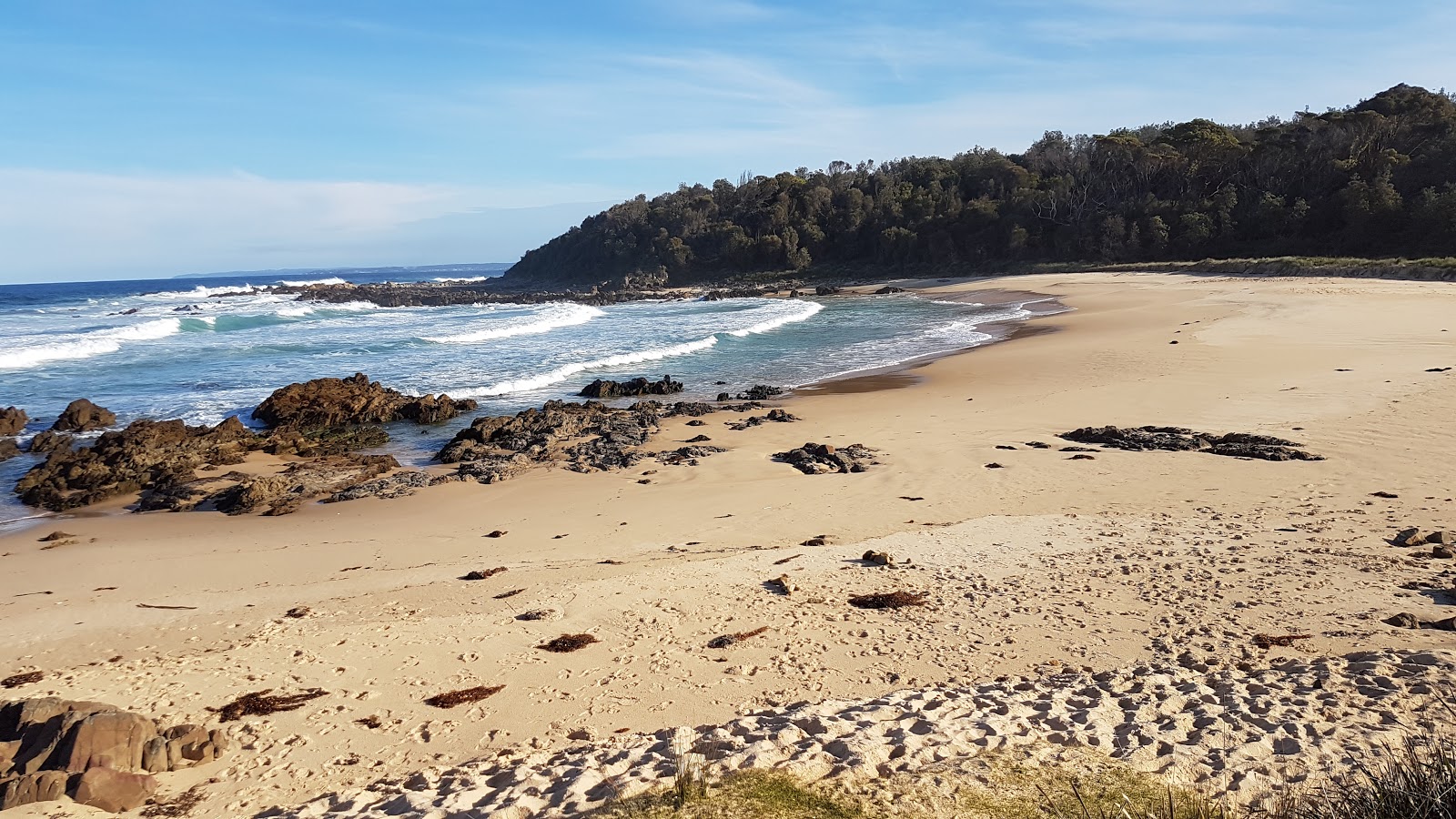 Φωτογραφία του Poole's Beach με μπεζ άμμος επιφάνεια