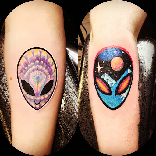 Explore sunshine tattoo ideas, creative tattoo ideas in Utica, available at Starved Rock Tattoo Company