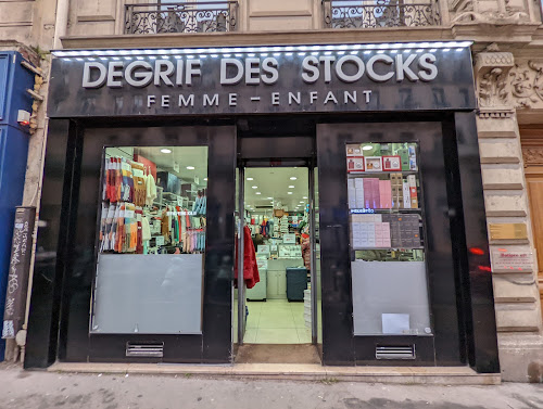 Magasin Degrif des stocks Paris