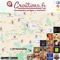 Livraison de repas à domicile Croutons.fr à Béziers (le menu)