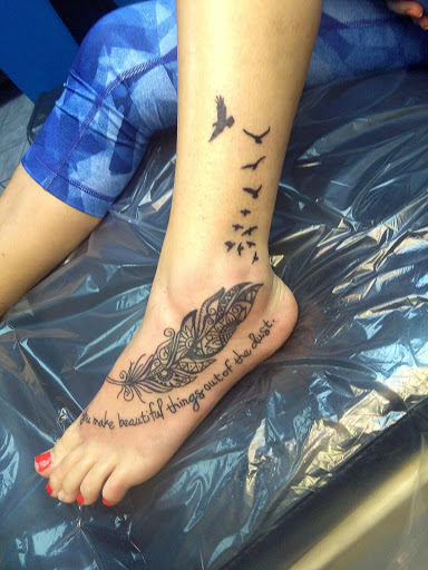 Explore tattoo sleeve shading ideas, creative tattoo ideas in Bradenton, available at Memory Lane Tattoo Co.