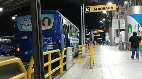 Terminal Rio Daule - Servicio de transporte