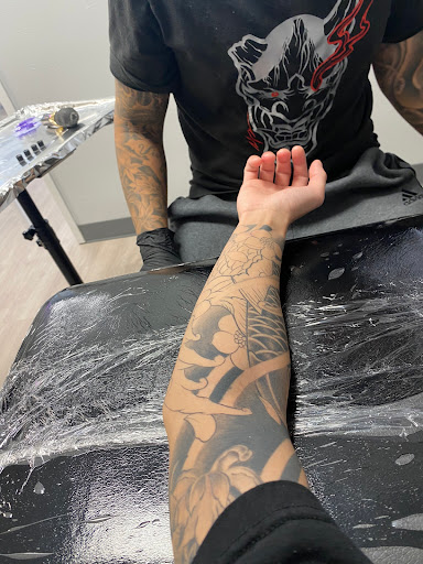 Explore occult tattoo ideas, creative tattoo ideas in Garland, available at Infamous Art Studio