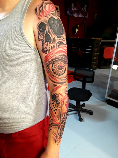 Explore fishing tattoo ideas for guys, creative tattoo ideas in Abilene, available at A Tattoo Experience by Spaz