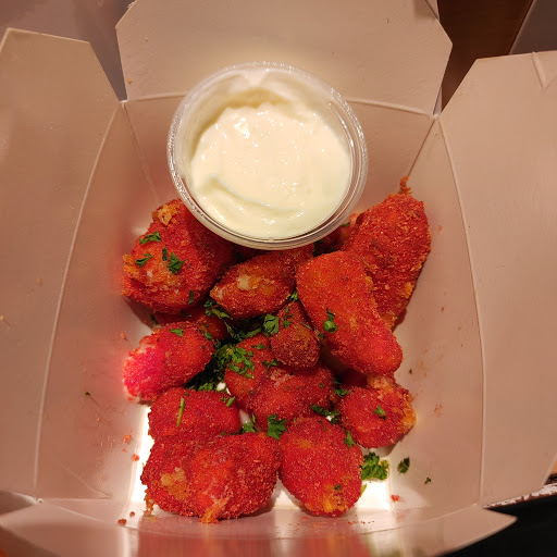 Spicy fried cheese curds