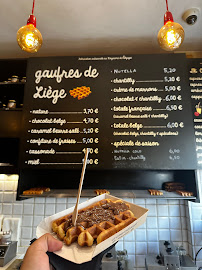 Restaurant servant des pancakes Le Comptoir Belge à Paris (le menu)
