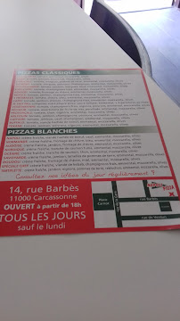 Pizzeria Sas napoli pizza à Carcassonne (la carte)