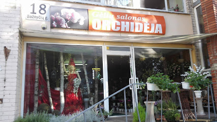 Mini orchidėja, gėlių salonas