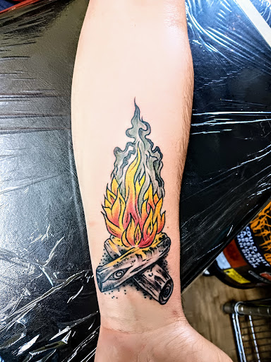 Explore spina bifida tattoo ideas, creative tattoo ideas in Angola, available at SafeHouse Ink