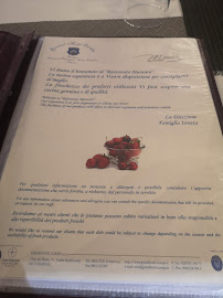 Ristorante Maranto' à Isernia menu