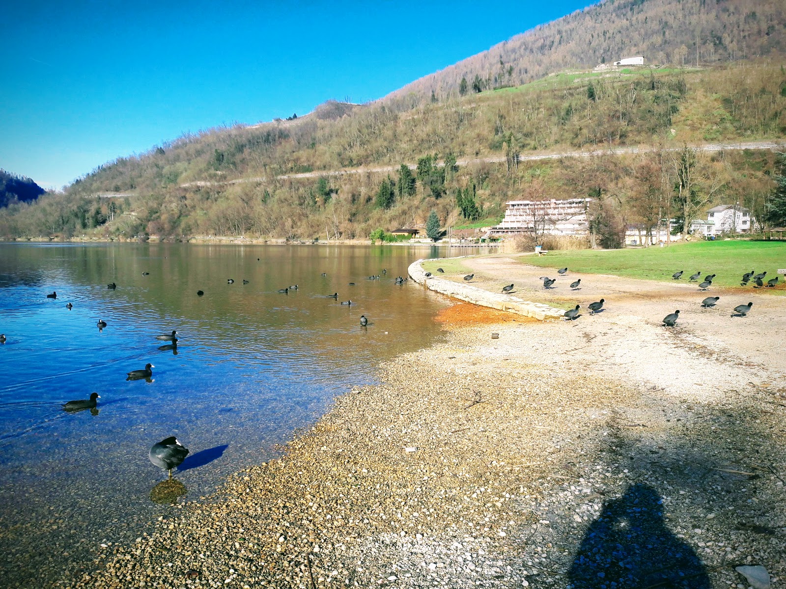 Foto af Spiaggia pubblica di Levico faciliteter område