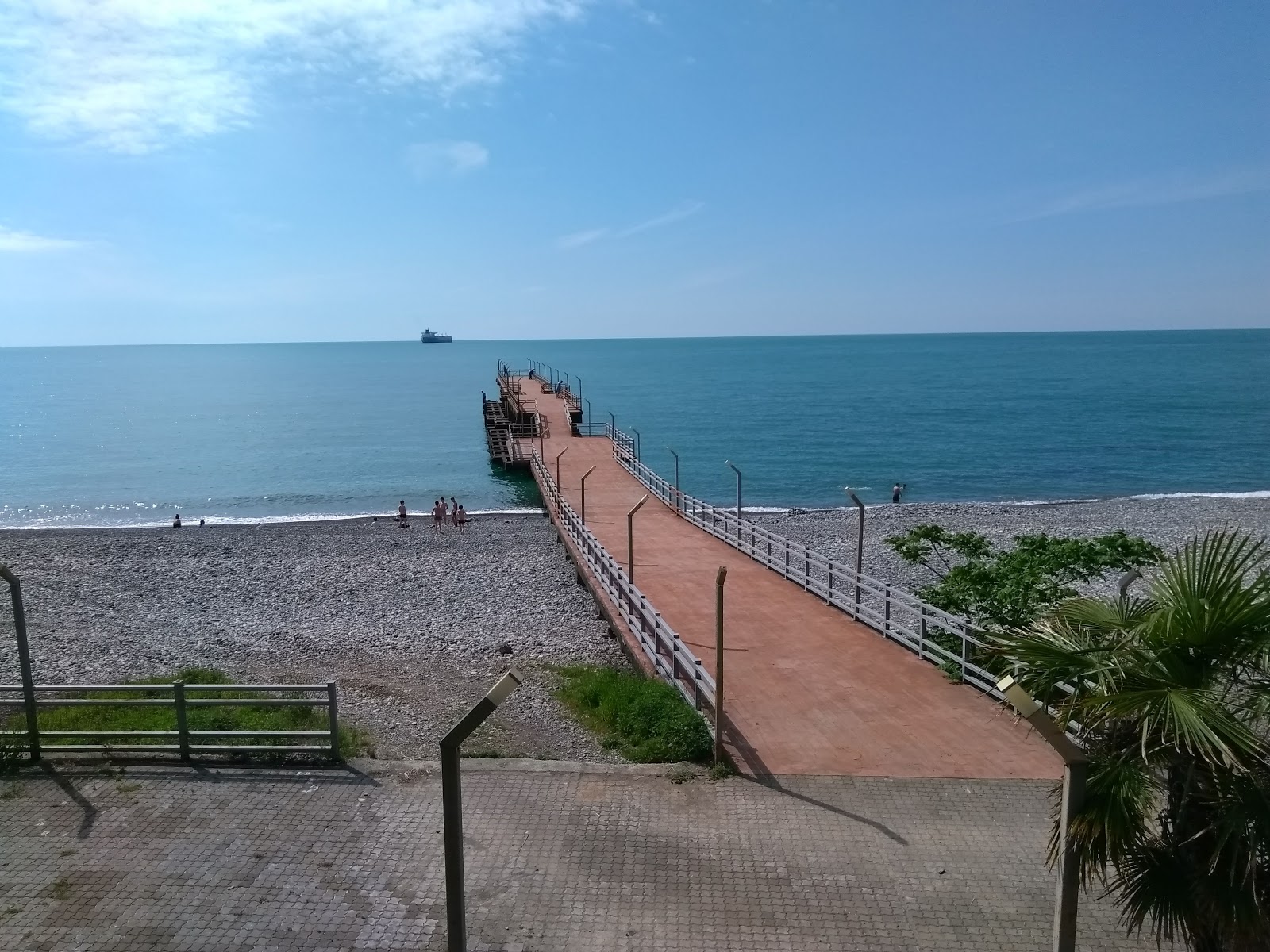 Foto van Makhinjauri beach met hoog niveau van netheid