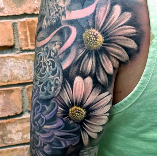 Explore good full sleeve tattoo ideas, creative tattoo ideas in Spokane, available at Anchored Art Tattoo