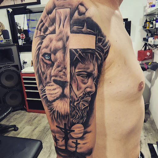 Explore tattoo ideas for son on dad, creative tattoo ideas in Santa Fe, available at Lokote Tattoos