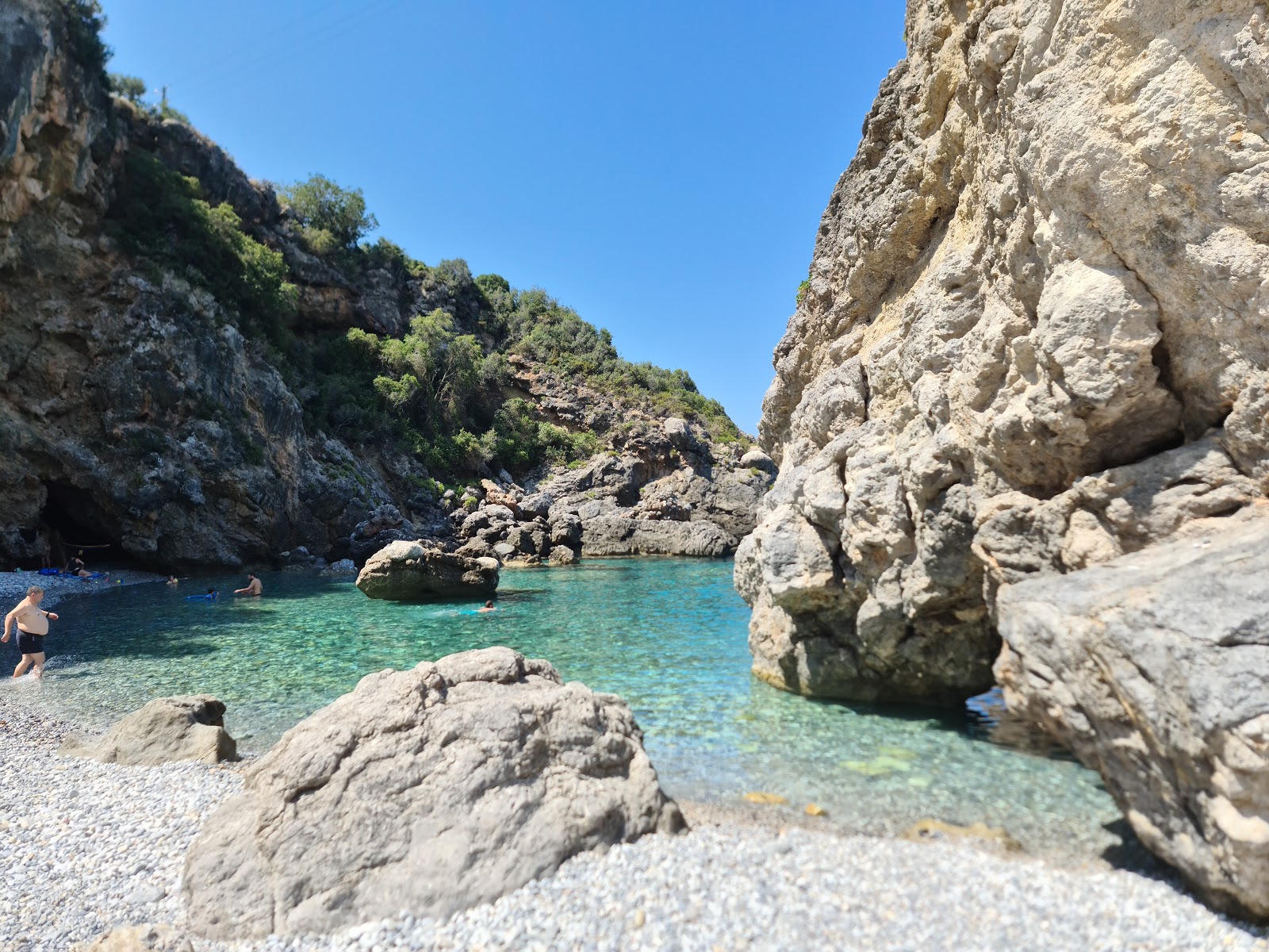 Photo of Foneas beach located in natural area