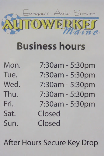 Auto Repair Shop «Autowerkes Maine», reviews and photos, 398 US-1, Freeport, ME 04032, USA