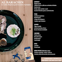 Al Barachin à Cascinette d'Ivrea menu