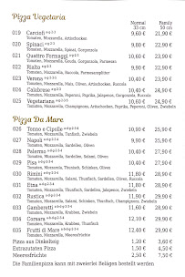 Menu / carte de Pizzeria Lindo im Allgäu à Wangen im Allgäu