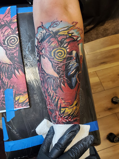 Explore tattoo portfolio ideas, creative tattoo ideas in Fresno, available at Happy Client Tattoo