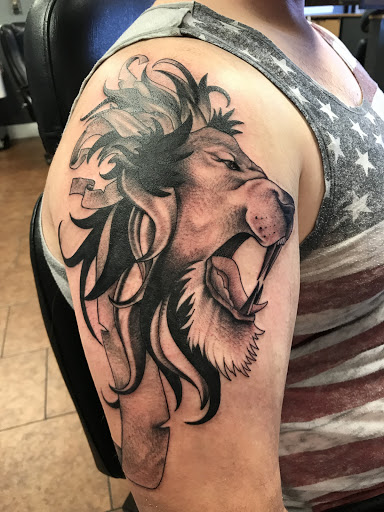 Explore outer forearm tattoos for men ideas, creative tattoo ideas in Osage Beach, available at Rabbits Foot Tattoo Parlor