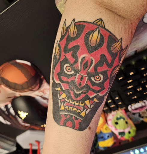 Explore husband wife matching tattoo ideas, creative tattoo ideas in Bonney Lake, available at Ink City Tattoo