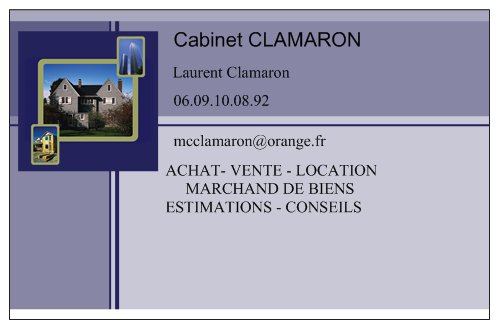 Cabinet Clamaron à Saint-Prim (Isère 38)