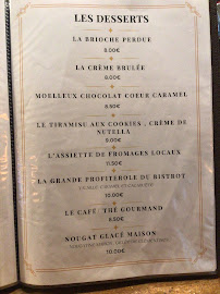 Restaurant Le Bistrot du Vingt à Boulogne-sur-Mer - menu / carte
