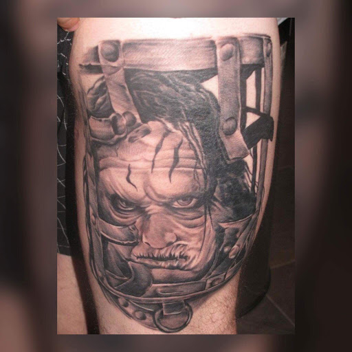 Explore wine tattoo ideas, creative tattoo ideas in Savannah, available at Tatlyfe Studios