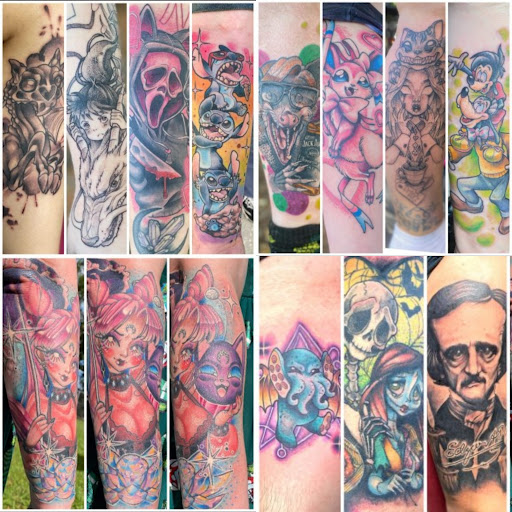 Find simple cat tattoo ideas for your next unique tattoo in Winter Haven at Pinkys Place Winter Haven