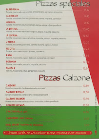 Pizza LUCANIA à Le Creusot carte