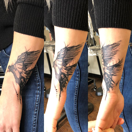 Explore pirate ship tattoo ideas, creative tattoo ideas in Snohomish, available at Collective Image Tattoo