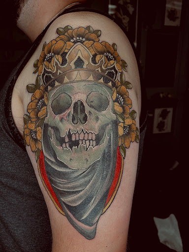 Explore 2 tattoo ideas, creative tattoo ideas in Findlay, available at Black Sheep Tattoo