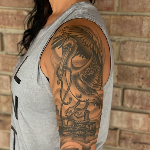 Explore life line tattoo ideas, creative tattoo ideas in Tallmadge, available at Killjoy tattoo