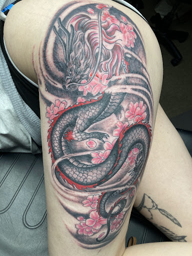 Explore turtle tattoo ideas for females, creative tattoo ideas in Loveland, available at Single Needle Tattoo