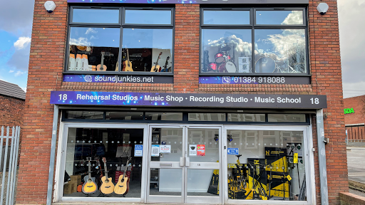 Sound junkies studio/rehearsal rooms and musical accessories shop