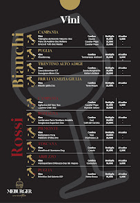 Menu du Meburger Innovative à Riccione