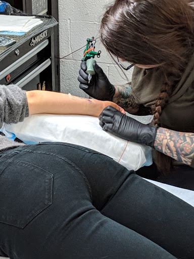 Explore hand poke tattoo ideas, creative tattoo ideas in Bellevue, available at Skin and Soul Tattoo & Piercing