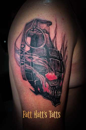 Explore wrench tattoo ideas, creative tattoo ideas in Logansport, available at Fatt Matts Tatts