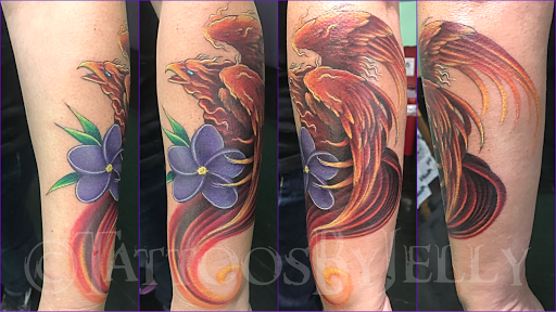 Explore street tattoo ideas, creative tattoo ideas in San Angelo, available at Jellys Surly Skull, LLC