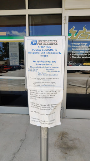 Post Office «USF Post Office», reviews and photos, 3846 USF Holly Drive, Tampa, FL 33620, USA